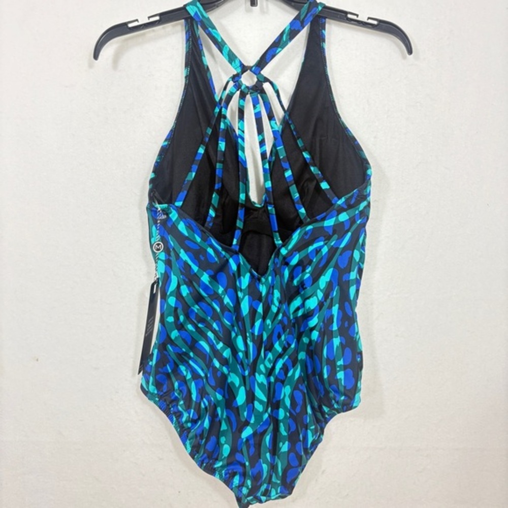 Magicsuit $160 NWT Drew One Piece in‎ Animal Instinct 12 M L - Picture 4 of 14
